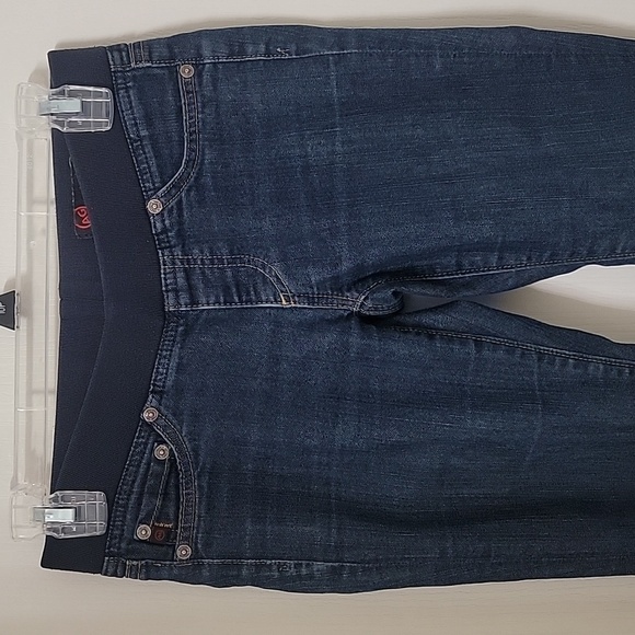 AG Adriano Goldschmied Size 25, Elastic Waist Jegging Pull On Jeans, Gently Used - Picture 10 of 12